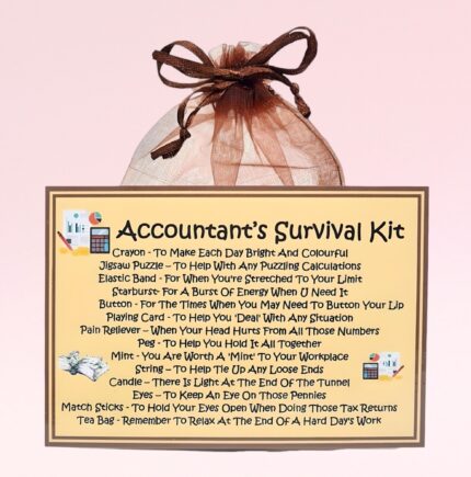 Fun Gift for an Accountant ~ Accountant's Survival Kit