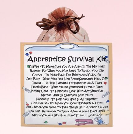 Fun Novelty Gift for an Apprentice ~ Apprentice Survival Kit
