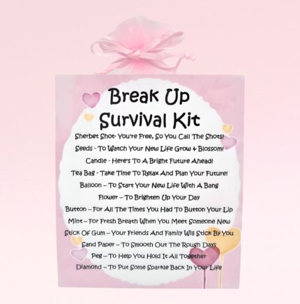 Novelty Cheer Up Gift ~ Break Up / Divorce Survival Kit
