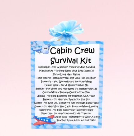 Fun Novelty Gift ~ Cabin Crew Survival Kit