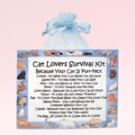 Cat Lover's Survival Kit ~ Fun Novelty Gift for a Cat Lover