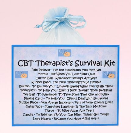 Fun Novelty Gift for a CBT Therapist ~ CBT Therapist's Survival Kit
