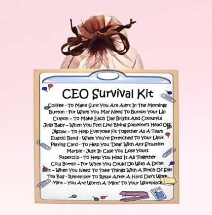 Fun Novelty Gift for a CEO ~ CEO Survival Kit