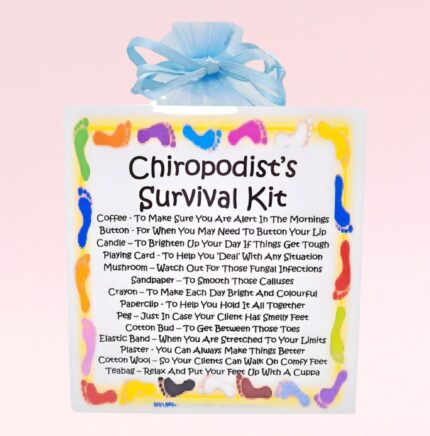 Fun Novelty Gift for a Chiropodist ~ Chiropodist's Survival Kit