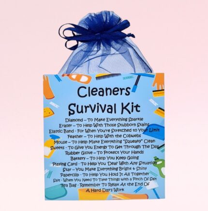 Fun Novelty Gift for a Cleaner ~ Cleaner's Survival Kit
