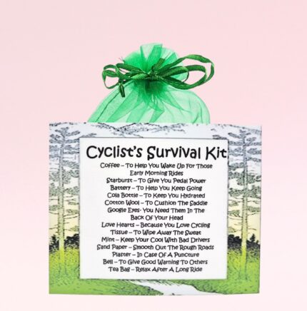 Fun Novelty Gift for a Cyclist ~ Cyclist's Survival Kit