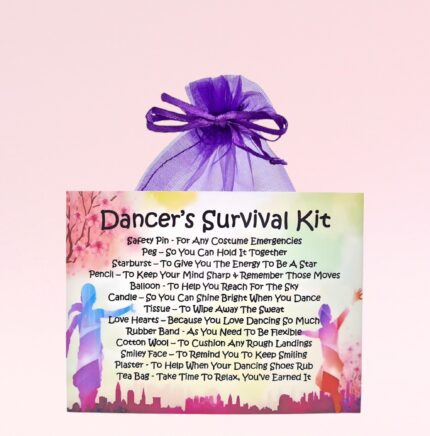 Fun Novelty Gift for a Dancer ~ Dancer's Survival Kit