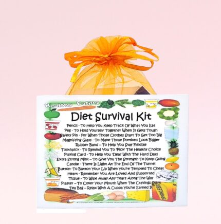 Fun Novelty Supportive Gift ~ Diet Survival Kit