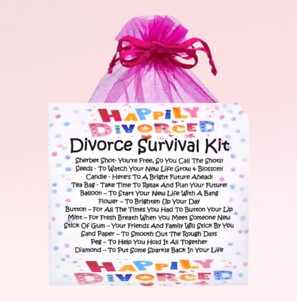 Novelty Cheer Up Gift ~ Divorce Survival Kit