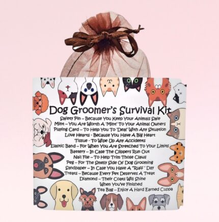 Fun Novelty Gift for a Dog Groomer ~ Dog Groomer's Survival Kit