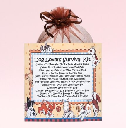 Fun Novelty Gift for a Dog Lover ~ Dog Lovers Survival Kit / I Love My Dog