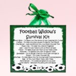 Football Widow's Survival Kit ~ Fun Novelty Gift for a Football Widow