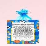 Grandson's Bag of Happiness ~ Fun Novelty Gift for a Grandson