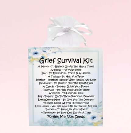With Sympathy Card & Gift ~ Grief | Bereavement Survival Kit
