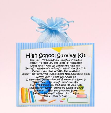 Fun Novelty New School Gift ~ High School Survival Kit