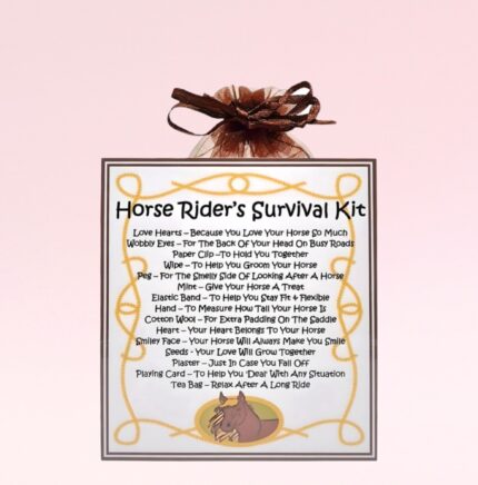 Fun Novelty Gift for a Horse Rider ~ Horse Rider's Survival Kit