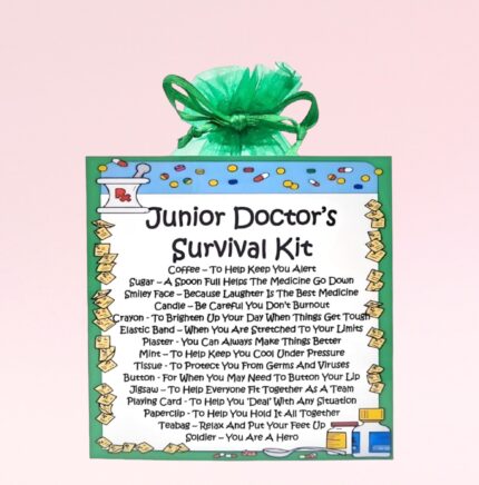 Junior Doctor's Survival Kit ~ Fun Novelty Gift for a Junior Doctor