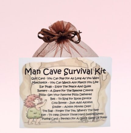 Fun Novelty Man Cave Gift ~ Man Cave Survival Kit