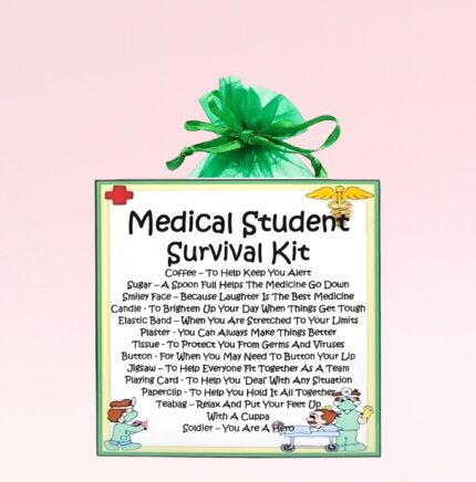 Fun Novelty Gift for a Medical Student ~ Medical Student Survival Kit