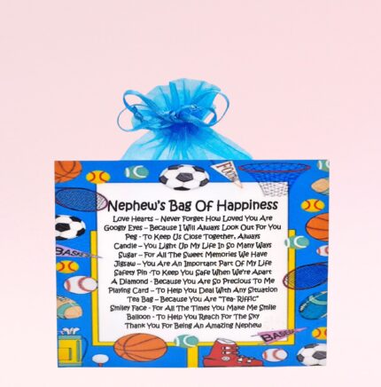 Fun Novelty Gift for a Nephew ~ Nephew's Bag of Happiness