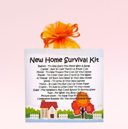 Fun Novelty New Home Gift ~ New Home Survival Kit