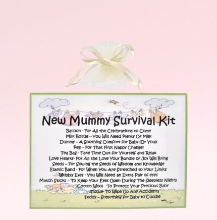 Fun Novelty Gift for a New Mummy ~ New Mummy Survival Kit