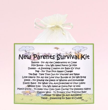 Fun Novelty Gift for New Parents ~ New Parents Survival Kit