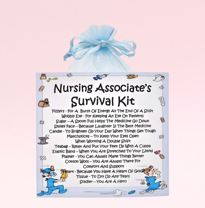 Novelty Gift for a Nursing Associate ~ Nursing Associate's Survival Kit