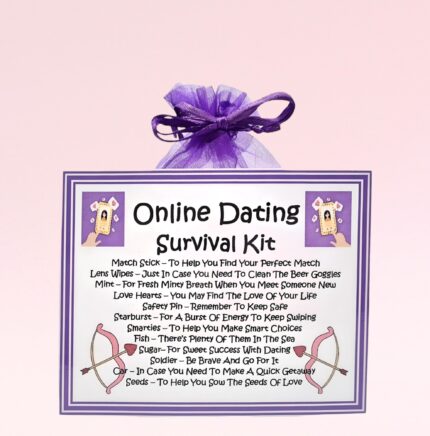 Fun Novelty Online Dating Gift ~ Online Dating Survival Kit