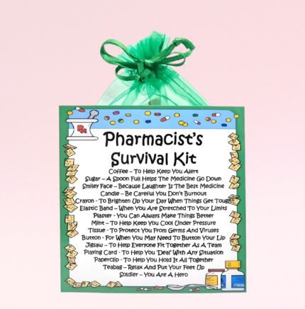 Pharmacist's Survival Kit ~ Fun Novelty Gift for a Pharmacist