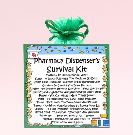 Pharmacy Dispenser's Survival Kit ~ Fun Novelty Gift for a Pharmacy Dispenser