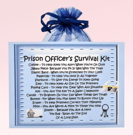 Novelty Gift for a Prison Officer ~ Prison Officer's Survival Kit
