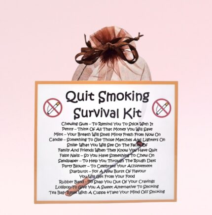 Fun Novelty Gift ~ Quit Smoking Survival Kit