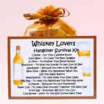 Whiskey Lovers Hangover Survival Kit ~ Fun Novelty Gift for a Whiskey Lover