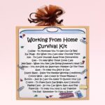Working From Home Survival Kit ~ Fun Novelty Gift