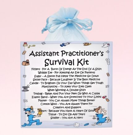 Novelty Gift for an Assistant Practitioner ~ Assistant Practitioner Survival Kit