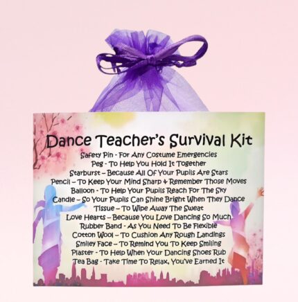 Fun Gift for a Dance Teacher ~ Dance Teacher's Survival Kit
