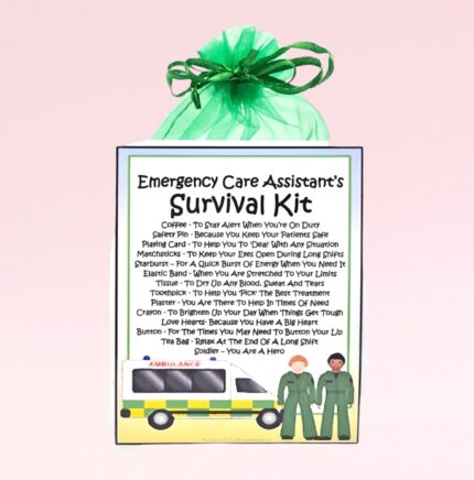 Fun Gift for an Emergency Care Assistant ~ Emergency Care Assistant's Survival Kit