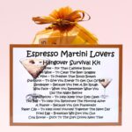 Espresso Martini Lovers Hangover Survival Kit ~ Fun Novelty Gift