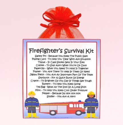 Fun Novelty Gift for a Firefighter ~ Firefighter's Survival Kit