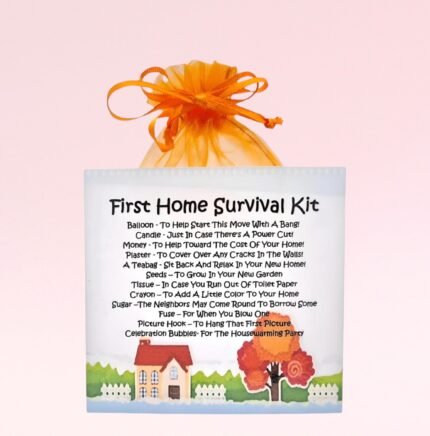 Fun Novelty New Home Gift ~ First Home Survival Kit