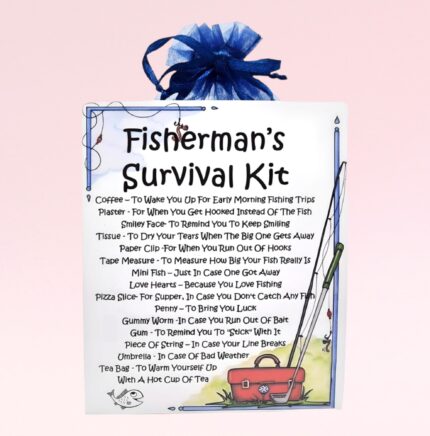 Fun Novelty Gift for a Fisherman ~ Fisherman's Survival Kit