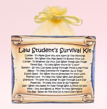 Law Student's Survival Kit ~ Fun Novelty Gift for a Law Student