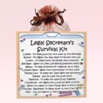Legal Secretary's Survival Kit ~ Fun Novelty Gift for a Legal Secretary