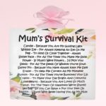 Mum's Survival Kit ~ Sentimental Gift for Mum