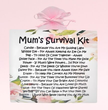 Sentimental Gift for Mum ~ Mum's Survival Kit