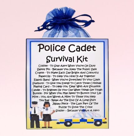 Fun Novelty Gift for a Police Cadet ~ Police Cadet's Survival Kit
