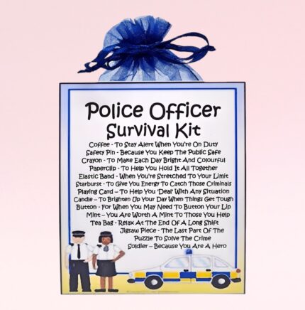 Fun Novelty Gift for a Police Officer ~ Police Officer Survival Kit