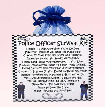 Fun Novelty Gift for a Police Officer ~ Police Officer Survival Kit NEW