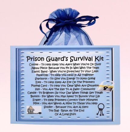 Novelty Gift for a Prison Guard ~ Prison Guard's Survival Kit